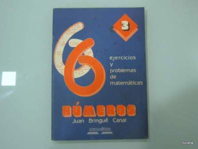 Foto Cuaderno Ejercicios Problemas Matemáticas 6 Nº 3 Edelvives Año70 Eso Y Bachiller