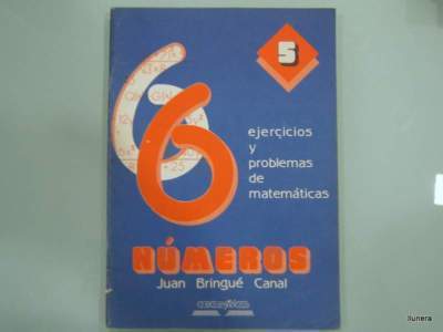 Foto Cuaderno Ejercicios Problemas Matemáticas 6 Nº 5 Edelvives Año70 Eso Y Bachiller