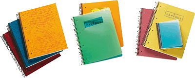 Foto Cuaderno rojo Papyrus 08 Unipapel A4 160 hojas (paquete de 5 unidades)