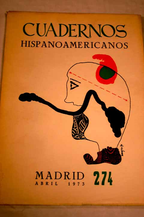 Foto Cuadernos hispanoamericanos. Revista mensual de cultura hispánica. Número 274