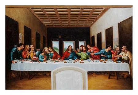 Foto Cuadro La Última Cena de Da Vinci, reproducción en venta