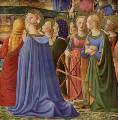 Foto Cuadro lienzo: Fra Angelico - Coronación - cuadro 574