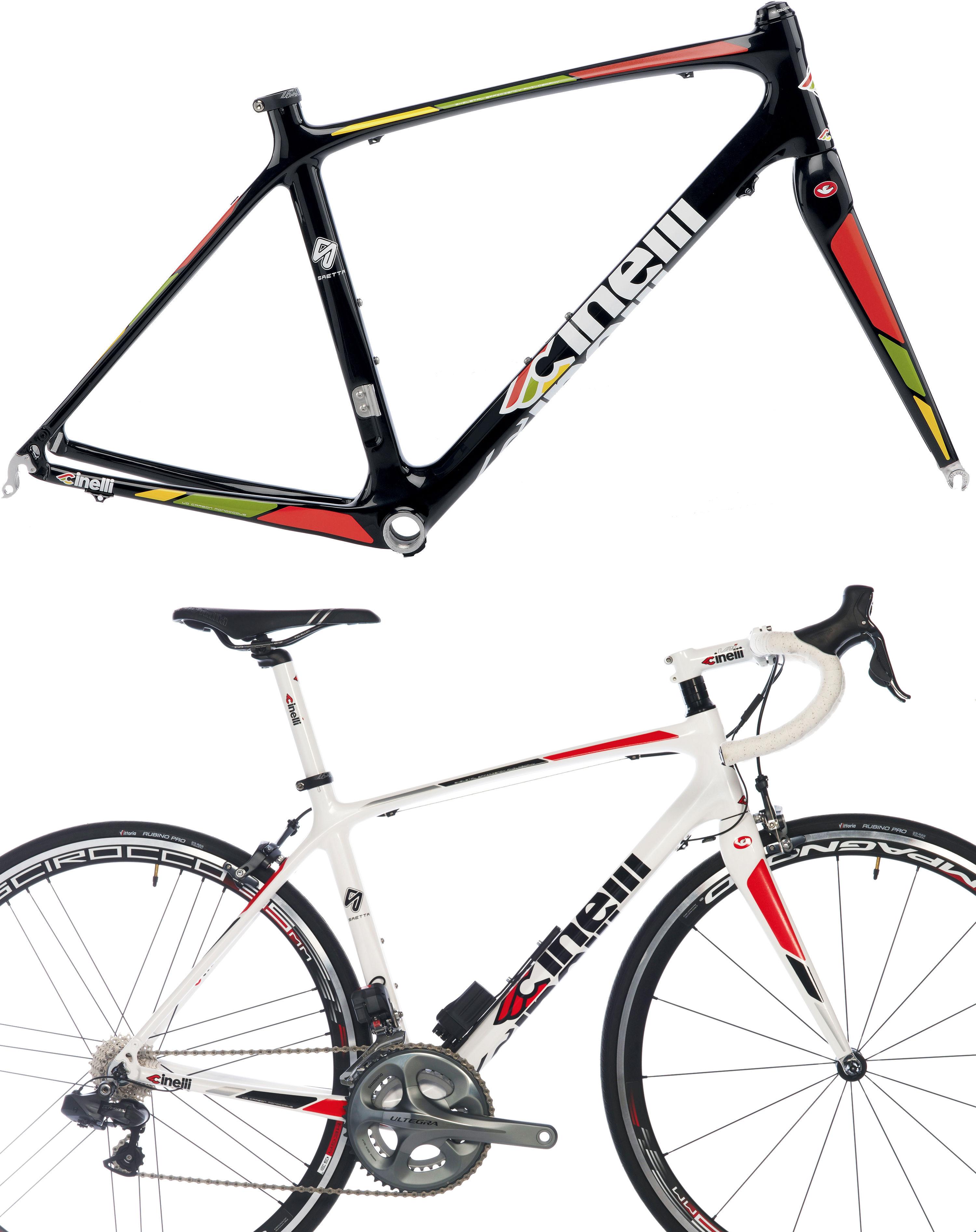 Foto Cuadro y horquilla de competición Cinelli - Saetta - 2013 - Small