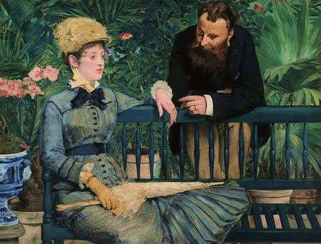Foto Cuadros al óleo, En el Conservatorio de Manet