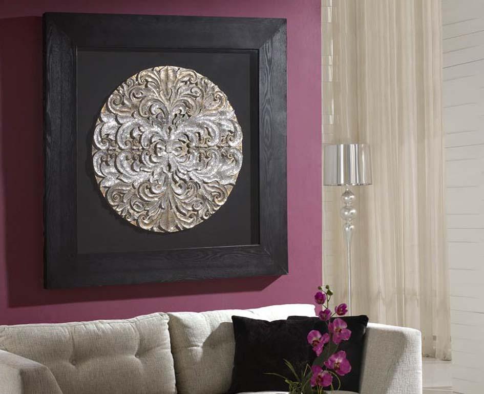 Foto Cuadros Bajorrelieve c/vitrina : Modelo ACANTO