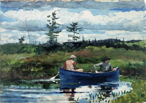 Foto Cuadros, lienzos o laminas de: The Blue Boat, 1892