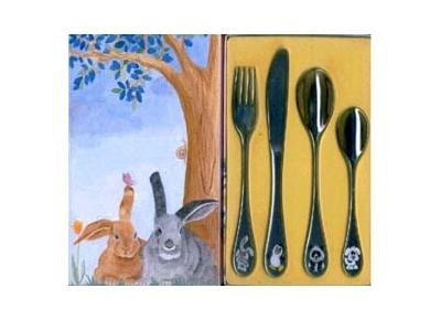 Foto Cuberteria infantil set 4p pinti