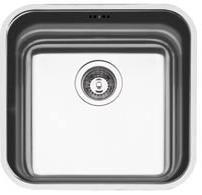 Foto Cubeta bajo marmol nayes 331454 inox, 40 x 40 cm.