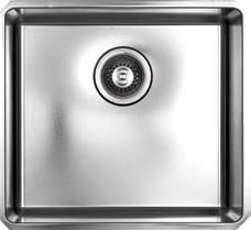 Foto Cubeta bajo marmol nayes 3340155 inox, 45 x 40 cm. radio 15 mm.