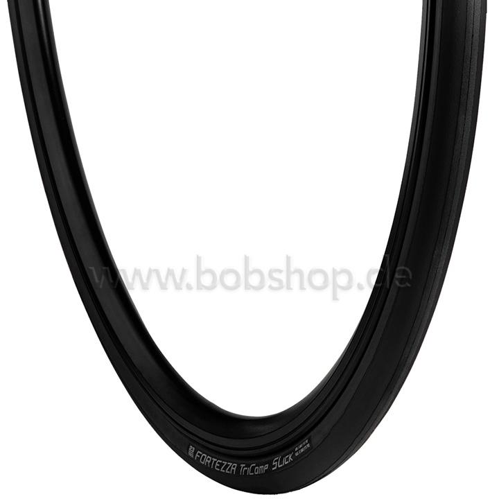 Foto Cubierta bicicleta carretera Vredestein Fortezza Tricomp Slick 23-622 28'', negra