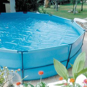 Foto Cubierta piscina redonda isotérmica de 245 cm marca Gre y San...