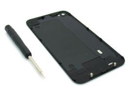 Foto Cubierta tapa trasera negra para Appe IPhone 4S + destornillador 5 puntas pentalobe