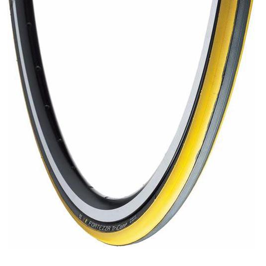 Foto Cubierta Vredestein Fortezza Tricomp 700x23 color amarillo