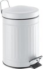 Foto Cubo 20l c/pedal retro mate 12824-blanco