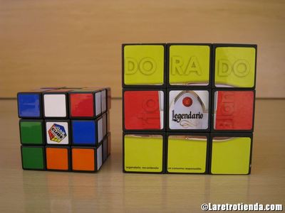 Foto Cubo Rubik Clonico Ron Legendario 9 X 9 Cm [spain]