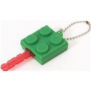 Foto cubre llaves verde en forma de bloque