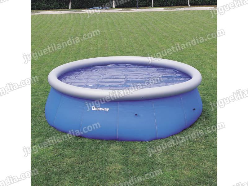 Foto Cubre piscina 381 cm. bestway 58065 solar