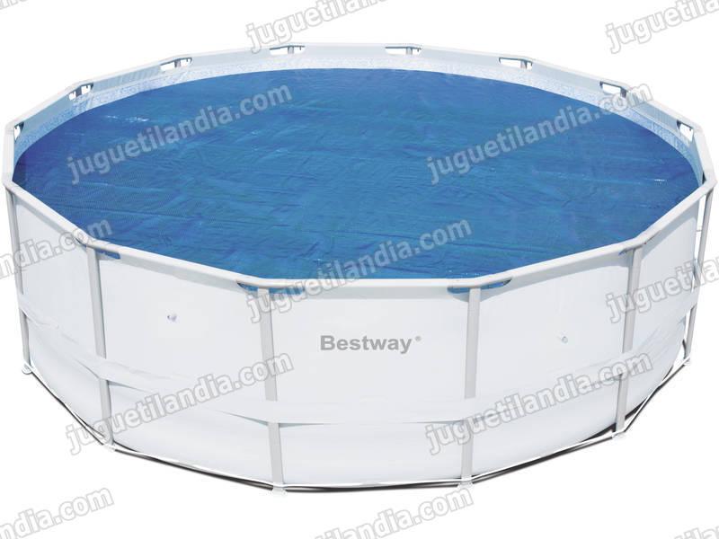 Foto Cubre piscina 410 cm.bestway 58252 solar