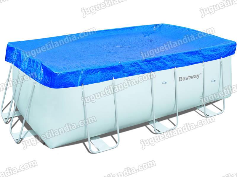 Foto Cubre piscina de 396x185 cm. frame pools