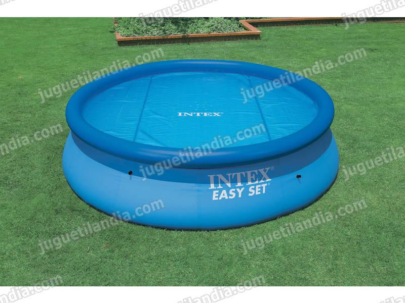 Foto Cubre piscinas 448 cm. solar intex 59954