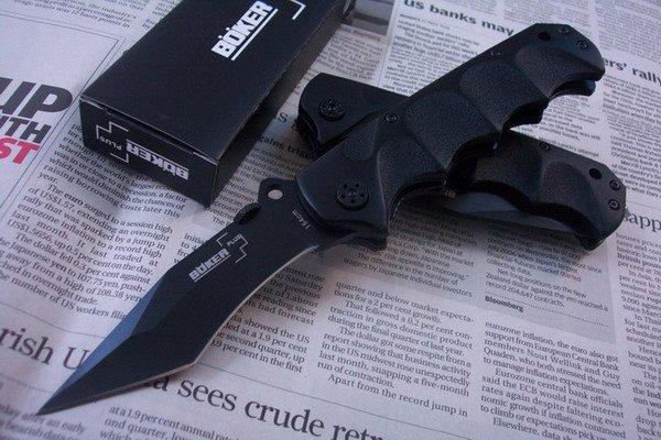Foto cuchillo de bolsillo plegable de la caza del boker kw23
