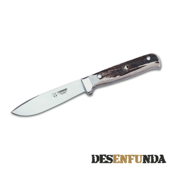 Foto Cuchillo de caza Cudeman modelo 'Forst' con mango de ciervo Incluye funda 228-c