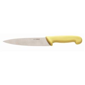 Foto Cuchillo de cocinar de 7,5' Mango amarillo: carnes cocidas
