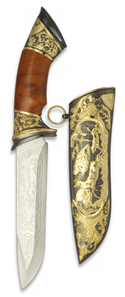 Foto Cuchillo fantasia Toledo Imperial hoja de 17.5 cm Incluye funda 31968