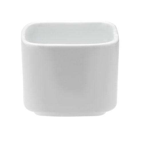 Foto Cuenquecillo cuadrado Ara 9 cl blanco (12 pzs.)