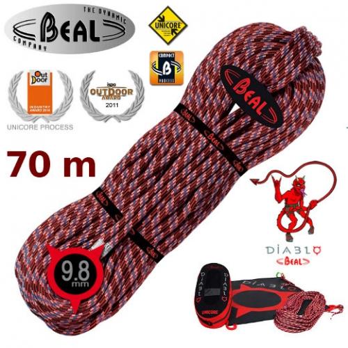 Foto Cuerda BEAL Diablo Unicore 9,8 (70m)
