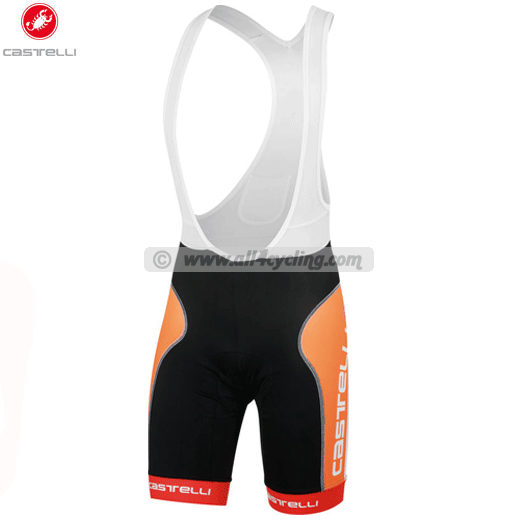 Foto Culotte Castelli Free Aero - Kit Version - Negro/Naranja