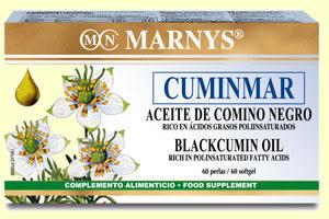 Foto CUMINMAR 60 perlas x 500 mg - Marnys - Aceite de Comino Negro - Neguilla -