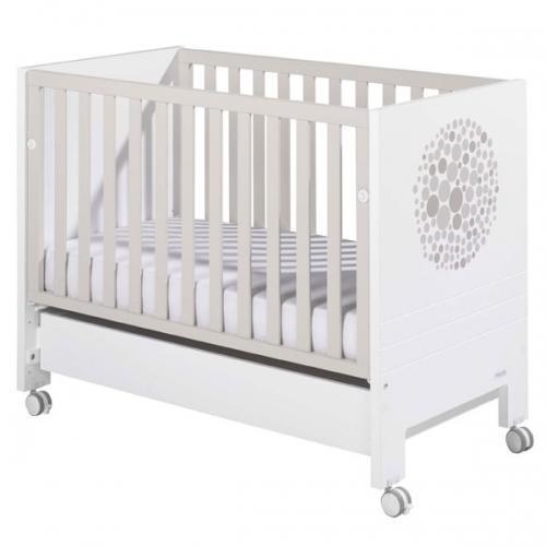 Foto Cuna 120x60 micuna lunar blanco/arena