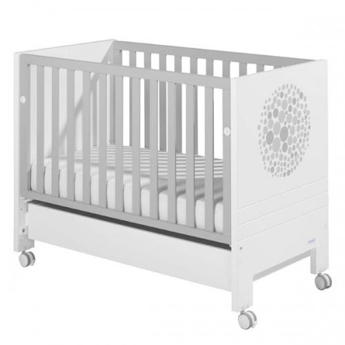 Foto Cuna 120x60 micuna lunar blanco/gris