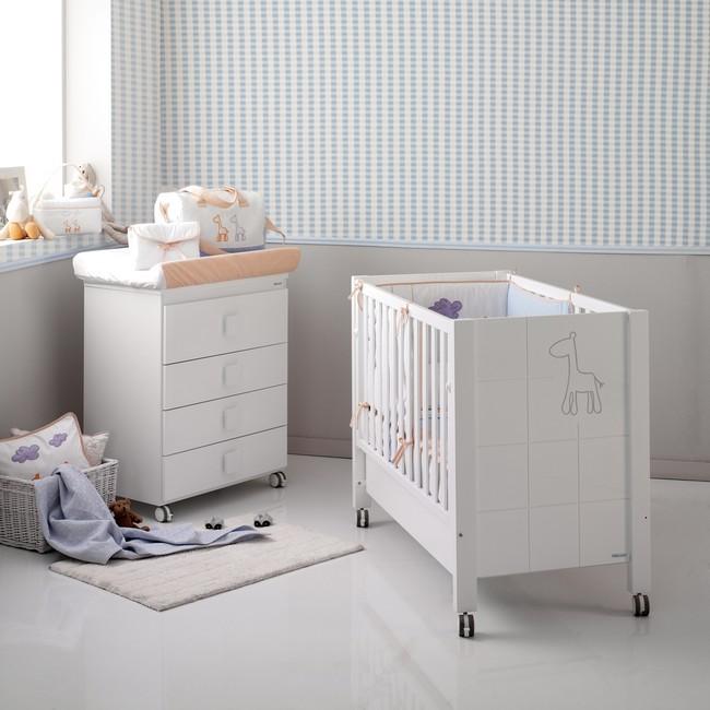Foto Cuna Bebe Micuna Africa Blanco Brillo