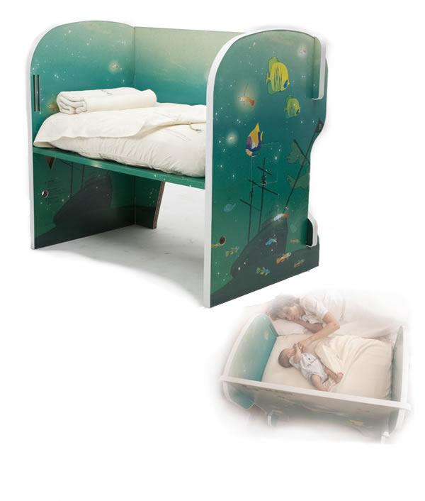 Foto Cuna biobe lateral extraible dreams water