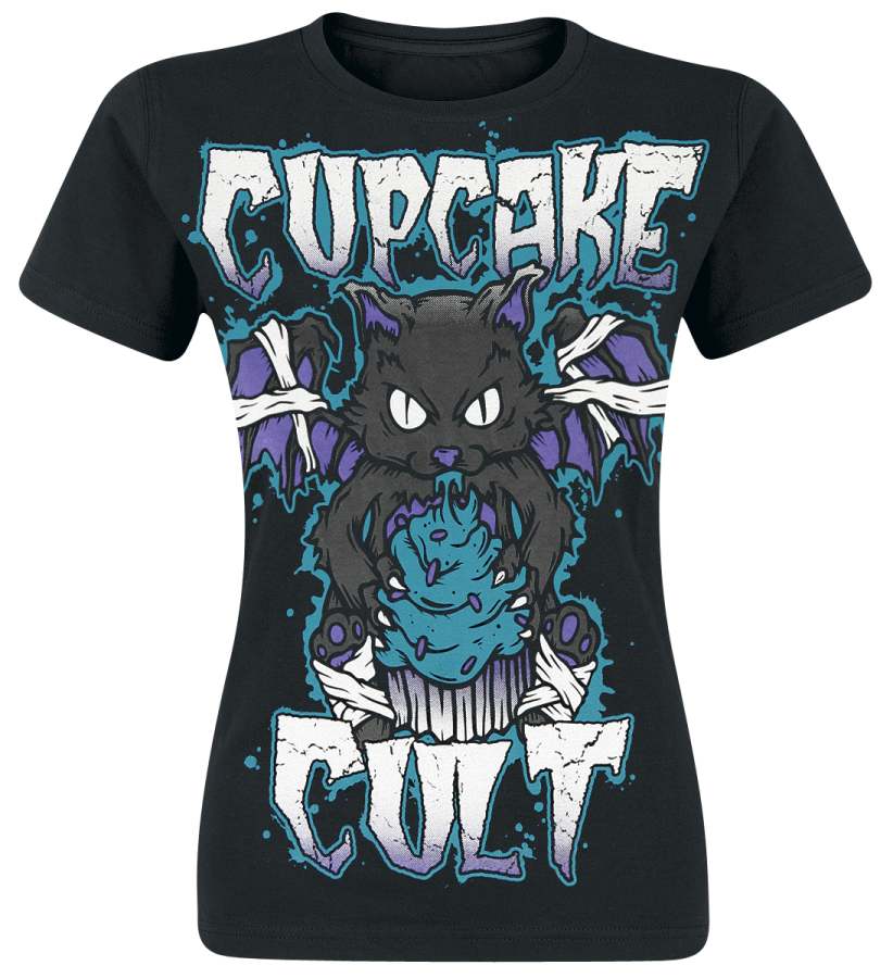 Foto Cupcake Cult: Vamp Kitty - Camiseta Mujer