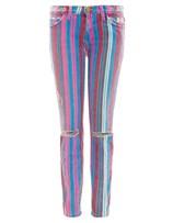Foto Current/Elliott Gypsy Stripe Destroyed Stiletto Jeans