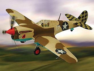 Foto Curtiss P-40L Warhawk Diecast Model Airplane