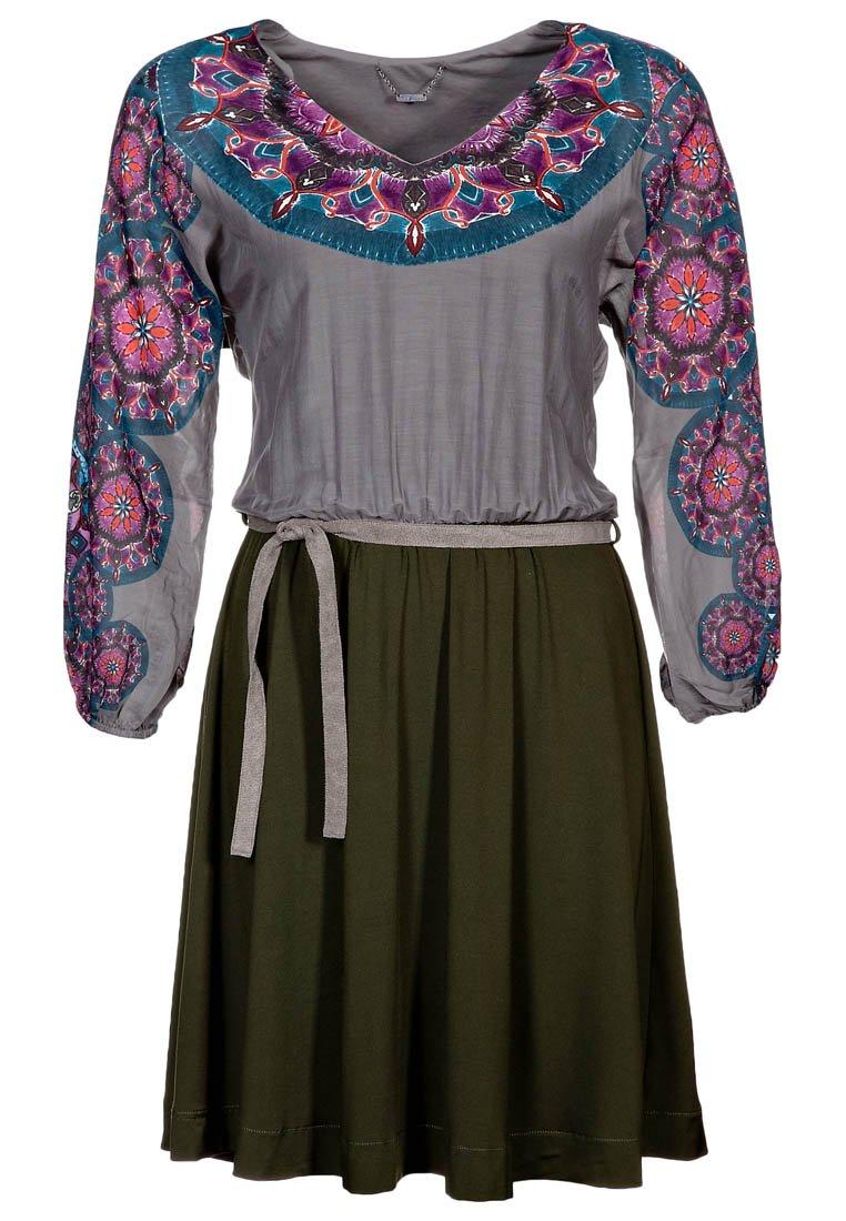 Foto Custo Barcelona Betsey Calce Vestido De Algodón Gris S