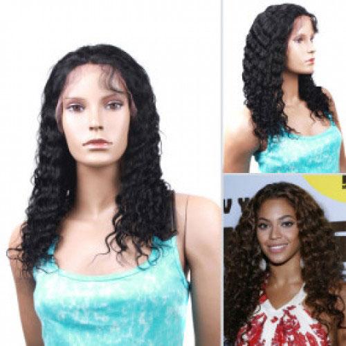 Foto Custom Full Lace 100 % Indian Remy Hair Beyonce peluca 19 colores
