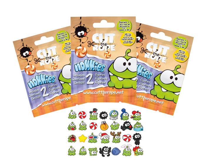 Foto Cut The Rope Exspositor De 20 Packs Con Minifiguras Nommies