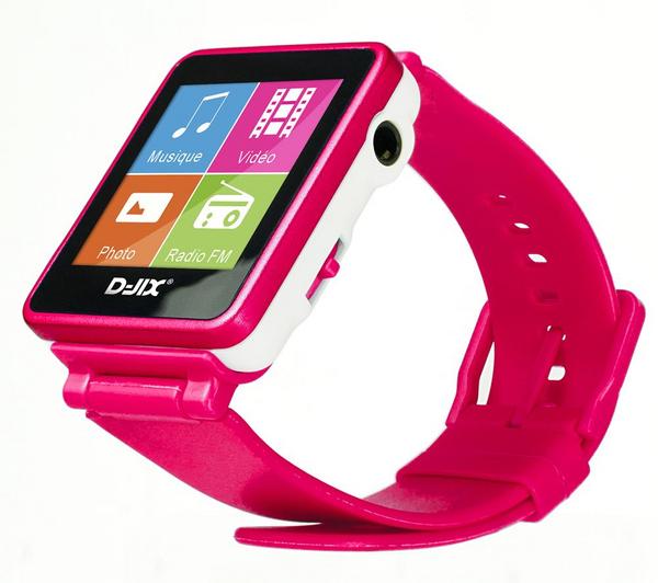 Foto D-Jix Reloj MP3 FM 4 Gb - rosa
