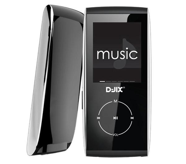 Foto D-jix reproductor mp4 fm m330 4 gb - negro/plata + adaptador de toma j