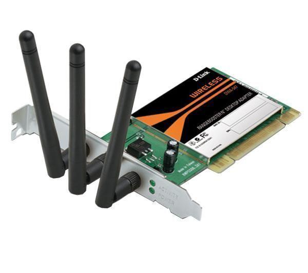 Foto D-Link Tarjeta PCI WiFi Rangebooster N650 Draft 802.11n DWA-547