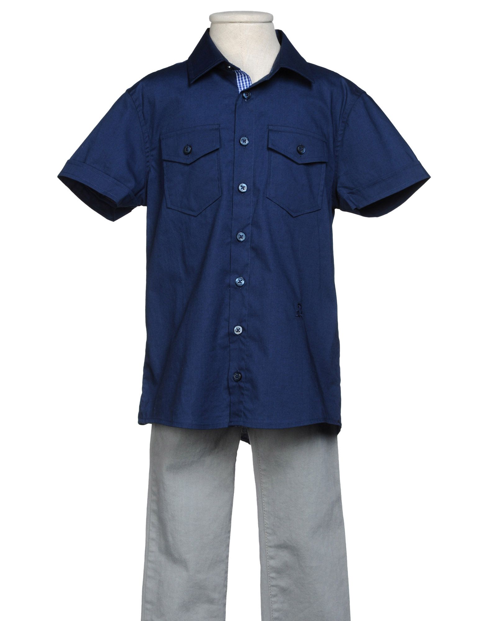 Foto D.A. Daniele Alessandrini Camisas De Manga Corta Niño Azul oscuro