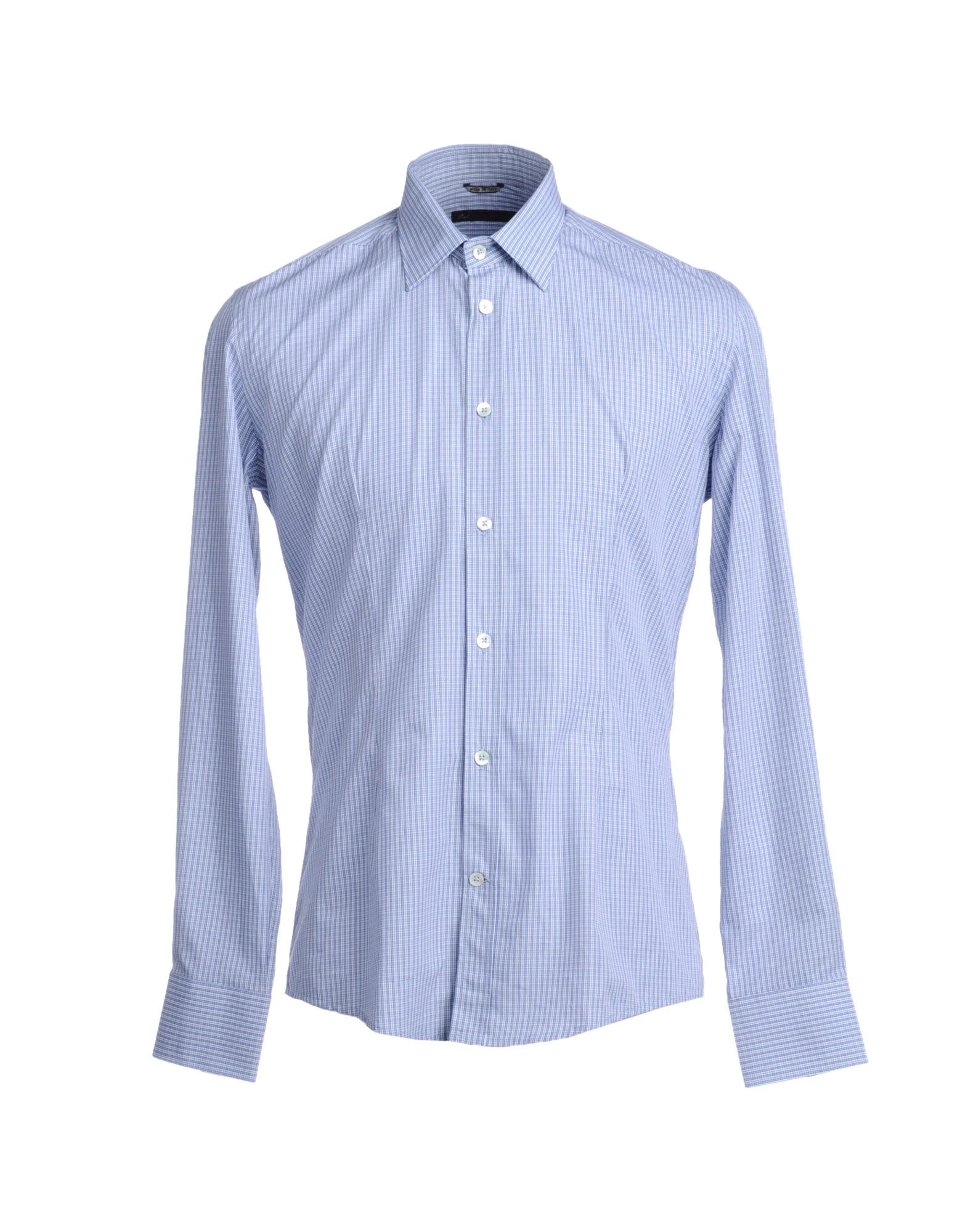 Foto D.A. Daniele Alessandrini Camisas De Manga Larga Hombre Azul