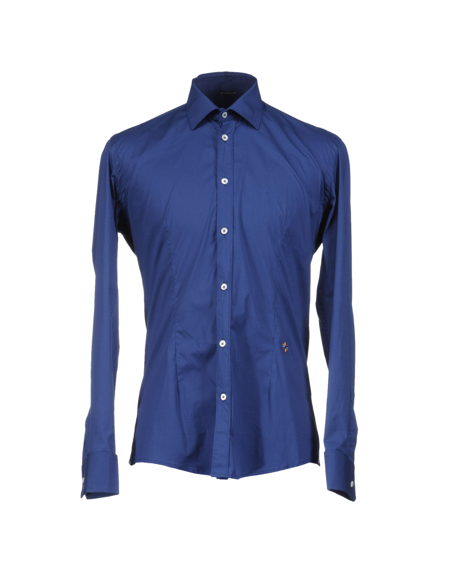 Foto D.A. Daniele Alessandrini Camisas De Manga Larga Hombre Azul marino