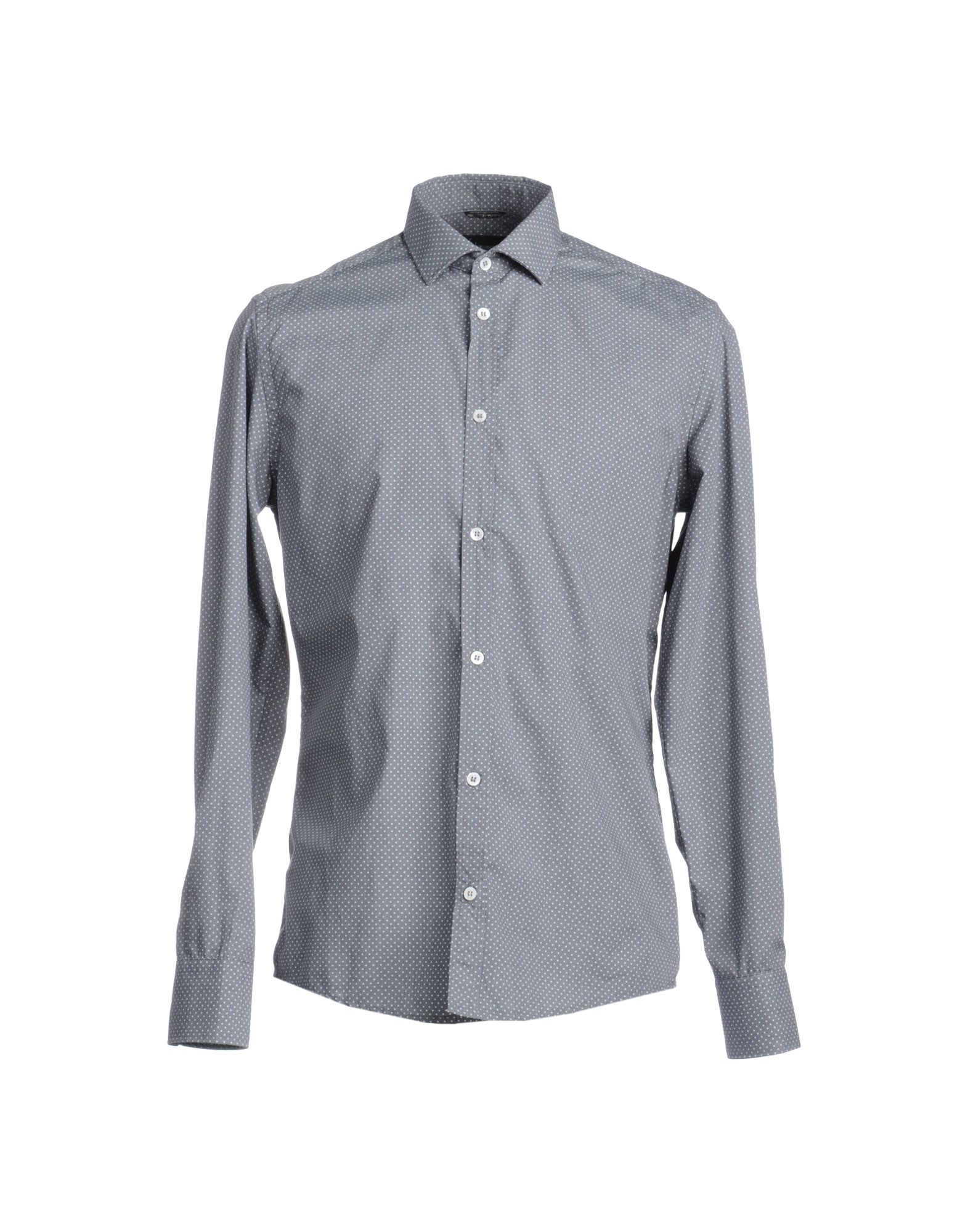 Foto D.A. Daniele Alessandrini Camisas De Manga Larga Hombre Gris