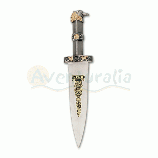 Foto Daga CROSSNAR de romanos con hoja decorada